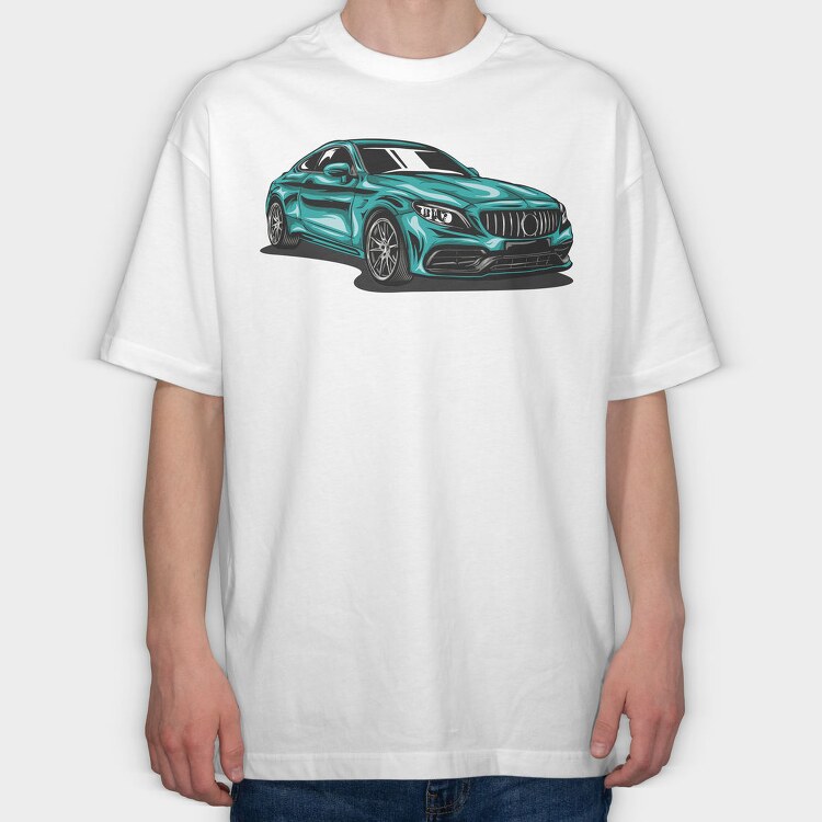 C Class, Tricou Oversize Barbati (Unisex)