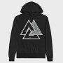 Viking Triangles, Hanorac Oversize Barbati (Unisex)