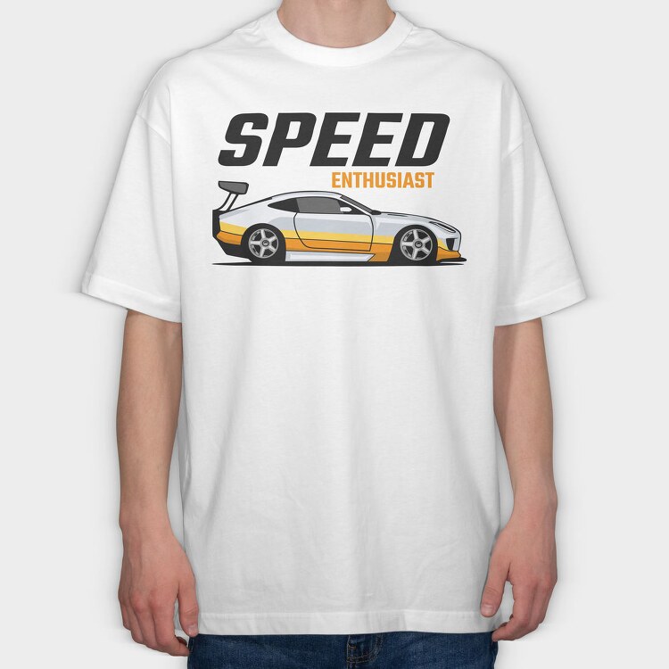 Speed Enthusiast, Tricou Oversize Barbati (Unisex)