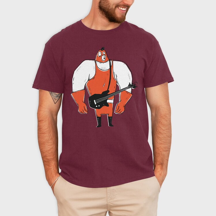 Big Guitar Player, Tricou Barbati (Unisex)