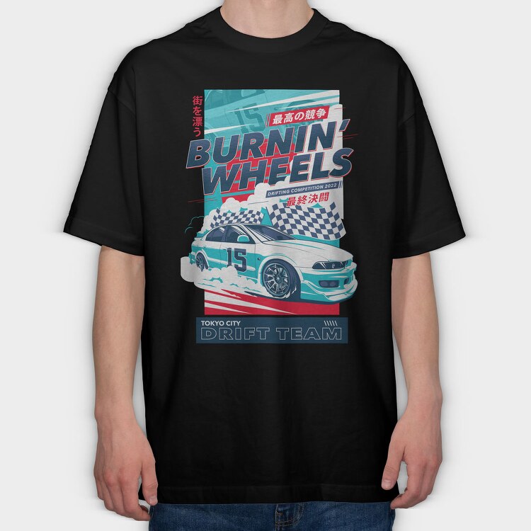 Drift 1, Tricou Oversize Barbati (Unisex)
