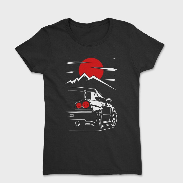 Skyline Sunset Mountain, Tricou Femei