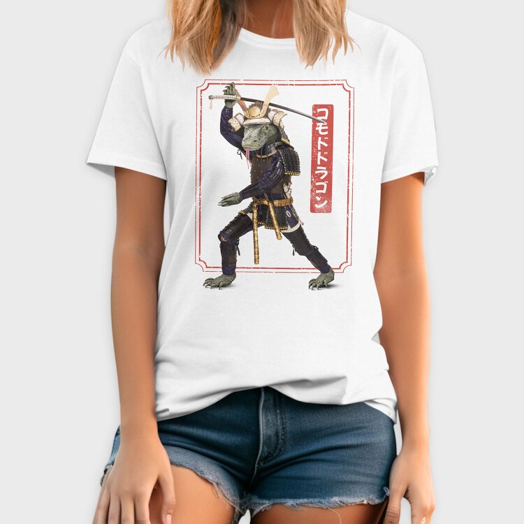 Komodo Samurai, Tricou Barbati (Unisex)