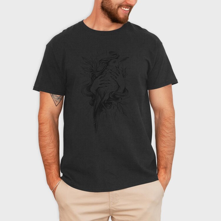 Dark 02, Tricou Barbati (Unisex)