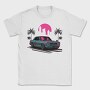 Skyline Retro Night 2, Tricou Barbati (Unisex)
