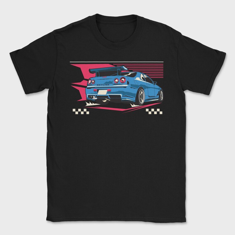 Skyline 3, Tricou Barbati (Unisex)