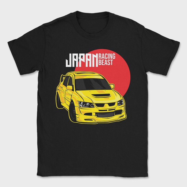 Evo Japan Beast, Tricou Barbati (Unisex)