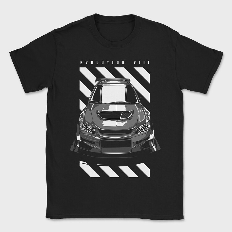 Evo 7, Tricou Barbati (Unisex)