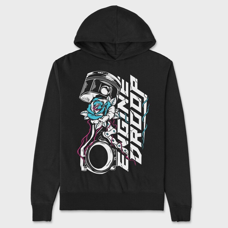 Engine Drop, Hanorac Oversize Barbati (Unisex)