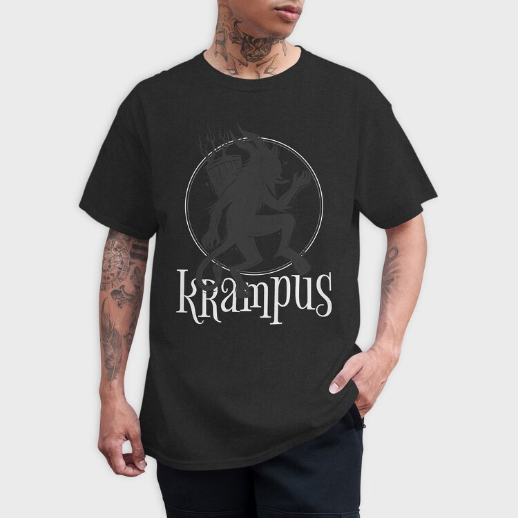 Krampus, Tricou Barbati (Unisex)