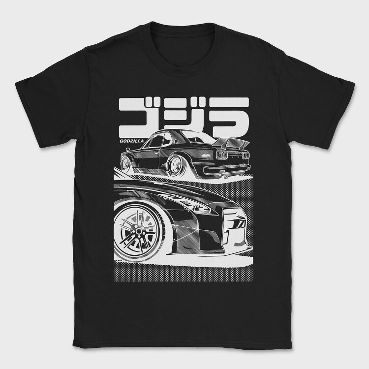 Car Godzilla, Tricou Barbati (Unisex)