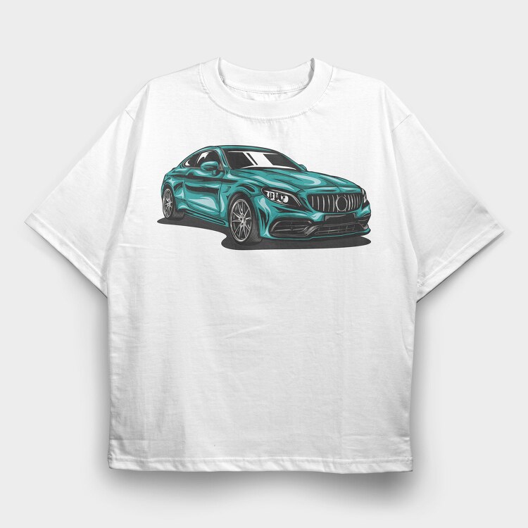 C Class, Tricou Oversize Barbati (Unisex)