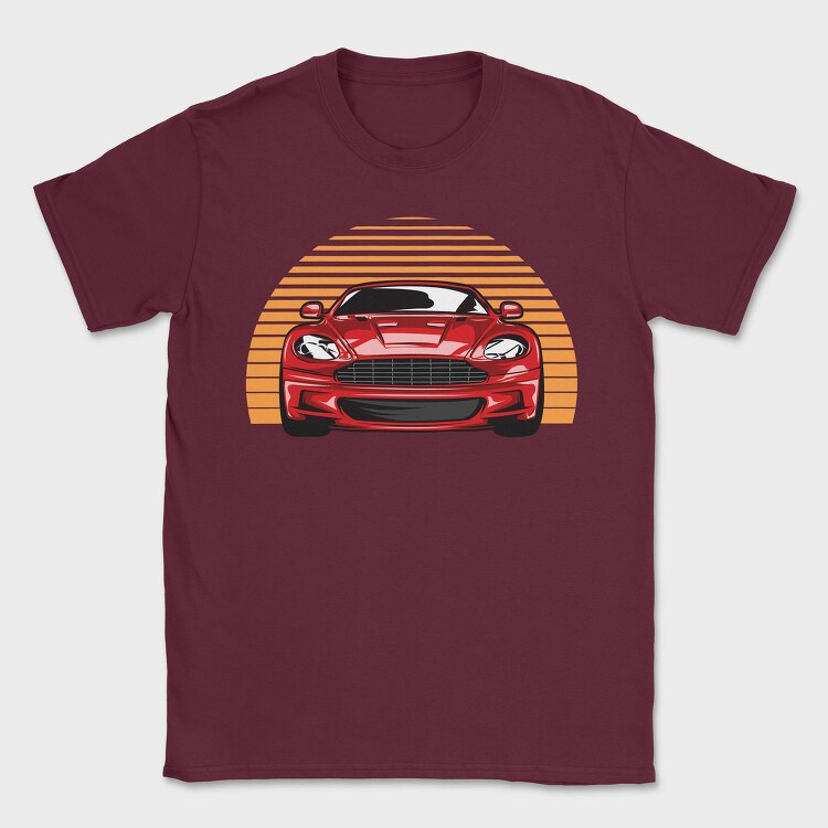 Aston Retro, Tricou Barbati (Unisex)