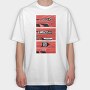 Red Car Stance Sport Modern, Tricou Oversize Barbati (Unisex)
