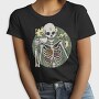 Skeleton With Coffee, Tricou Femei