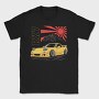 Yellow Nissan Rx7 Fast Metallic, Tricou Barbati (Unisex)
