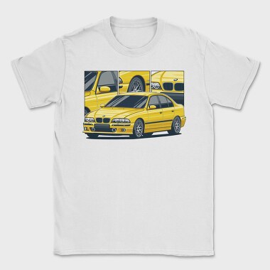 Yellow Bmw 5 Series Fast Mod, Tricou Barbati (Unisex)