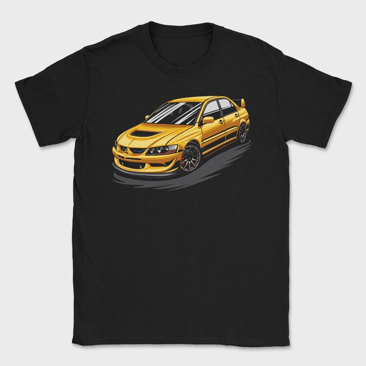 Speed Car Gold Fast Metallic, Tricou Barbati (Unisex)