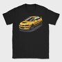 Speed Car Gold Fast Metallic, Tricou Barbati (Unisex)