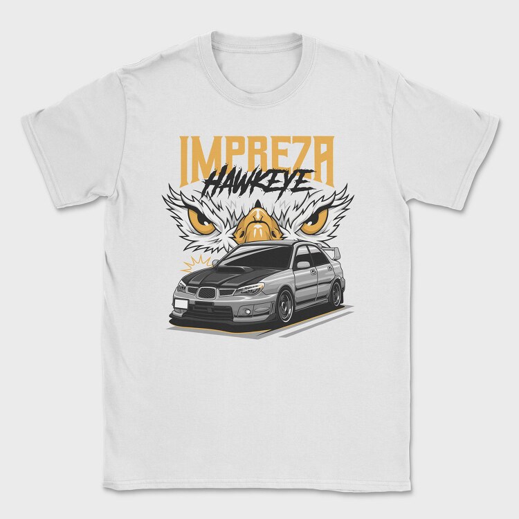Silver Wrx Hawk Eyes Stance, Tricou Barbati (Unisex)