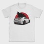 Silver Nissan Gtr Wolf Red Moon, Tricou Barbati (Unisex)