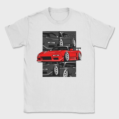 Red Nissan 240Sx Stance, Tricou Barbati (Unisex)
