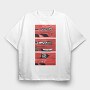 Red Car Stance Sport Modern, Tricou Oversize Barbati (Unisex)