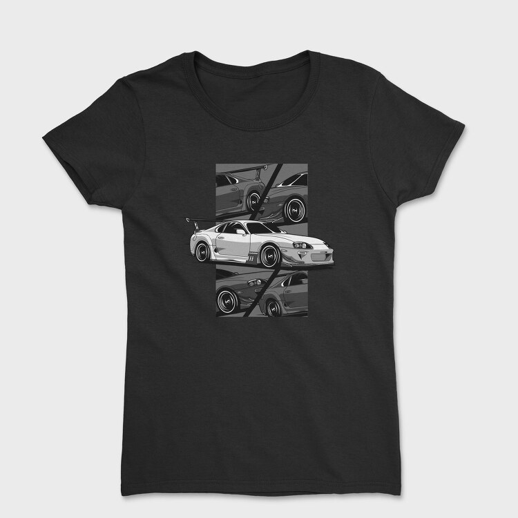 Jdm Supra Fast Stance Garage, Tricou Femei