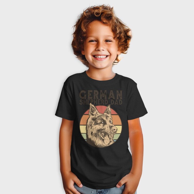 German Shepherd Dad, Tricou Copii