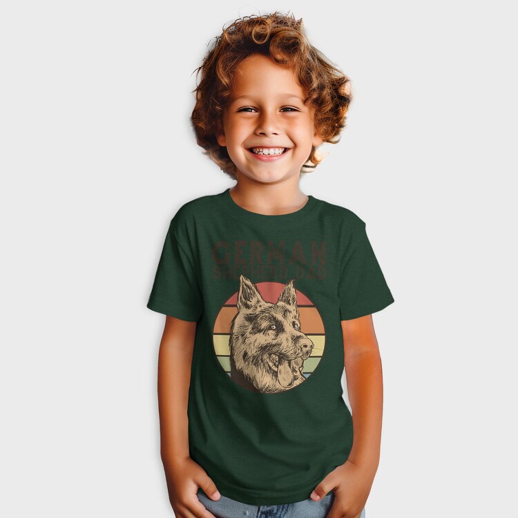 German Shepherd Dad, Tricou Copii
