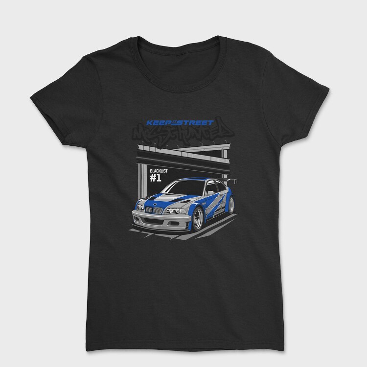 Mustang Blacklist 1 Garage, Tricou Femei