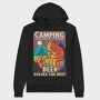 Camping and Beer, Hanorac Oversize Barbati (Unisex)