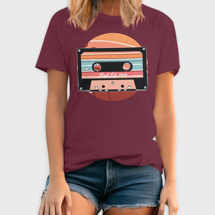 Vintage Cassette Design, Tricou Barbati (Unisex)