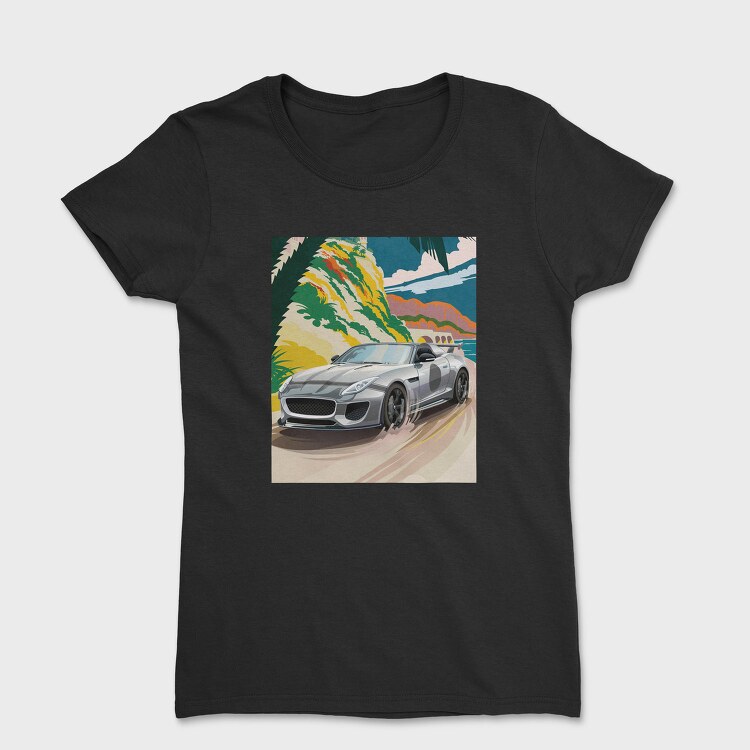 Jaguar F Type Speed Cruise, Tricou Femei
