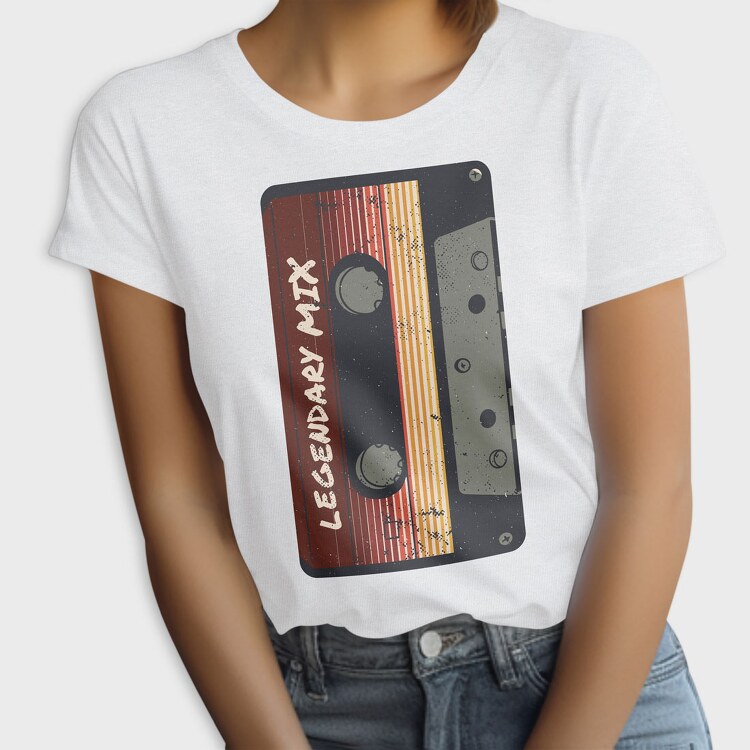 Vintage Cassette Legendary Mix, Tricou Femei