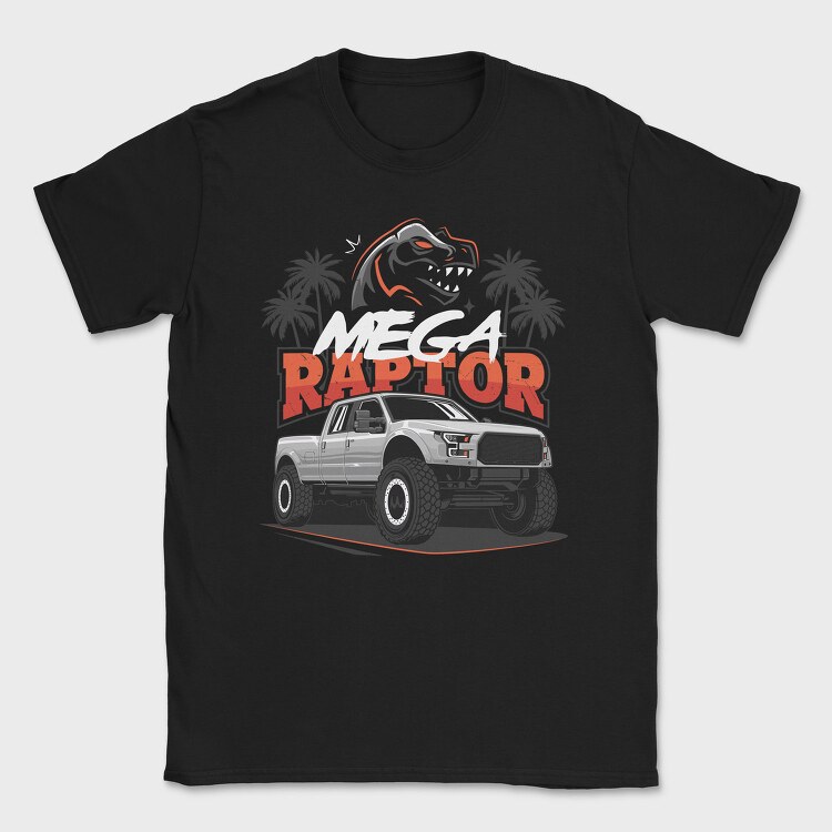 Raptor Truck Palm Ocean Sunset, Tricou Barbati (Unisex)
