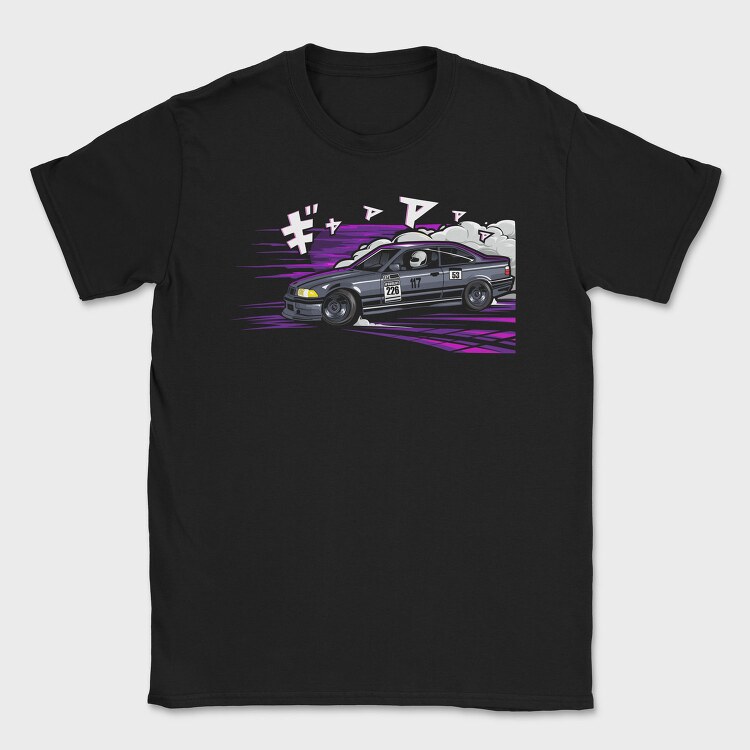 Race Car Smoke Speed 117 53, Tricou Barbati (Unisex)