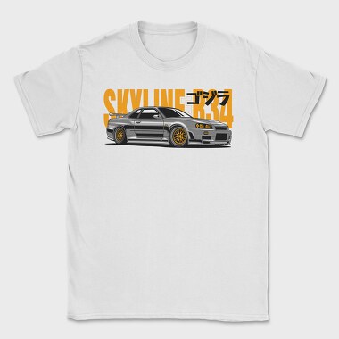 Nissan Skyline Gtr R34 Jdm Fast Mod, Tricou Barbati (Unisex)