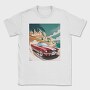 Mustang Coast Cruise Red, Tricou Barbati (Unisex)