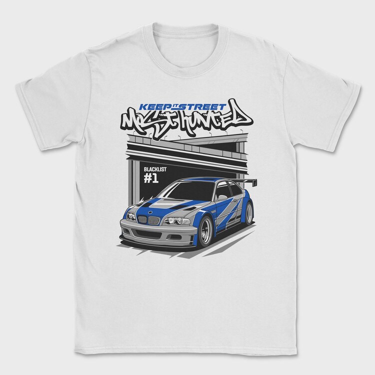 Mustang Blacklist 1 Garage, Tricou Barbati (Unisex)
