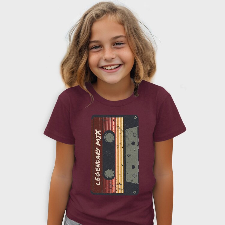 Vintage Cassette Legendary Mix, Tricou Copii