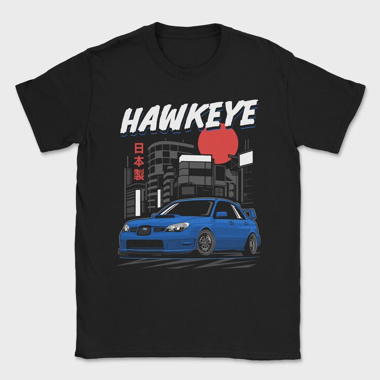 Jdm Subaru Wrx Stance Red Skyline, Tricou Barbati (Unisex)