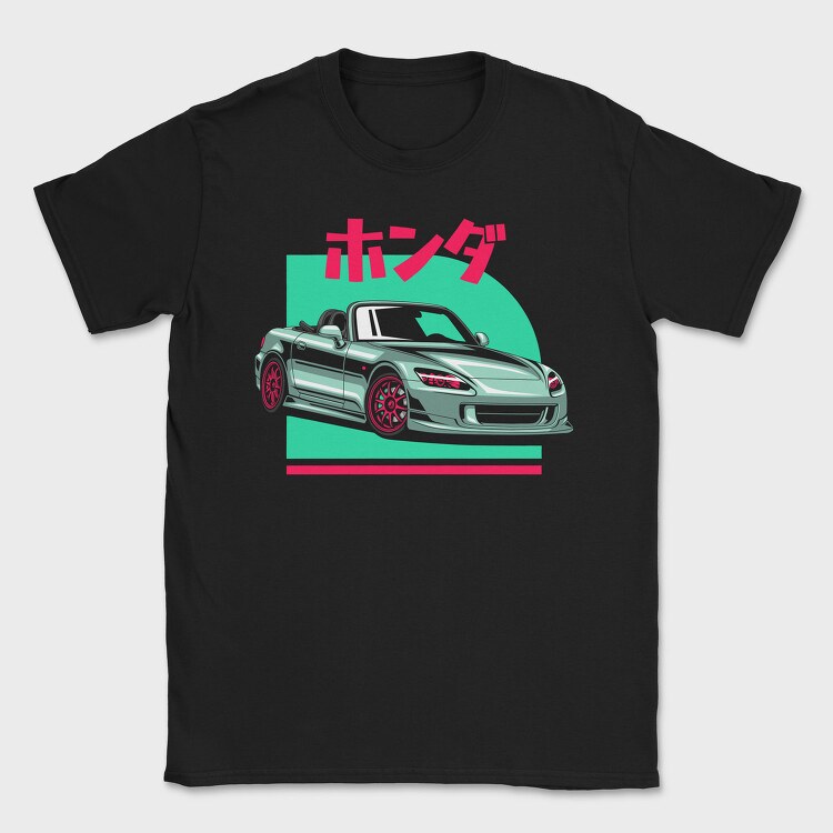 Jdm Silvia Red Japanese Cones, Tricou Barbati (Unisex)