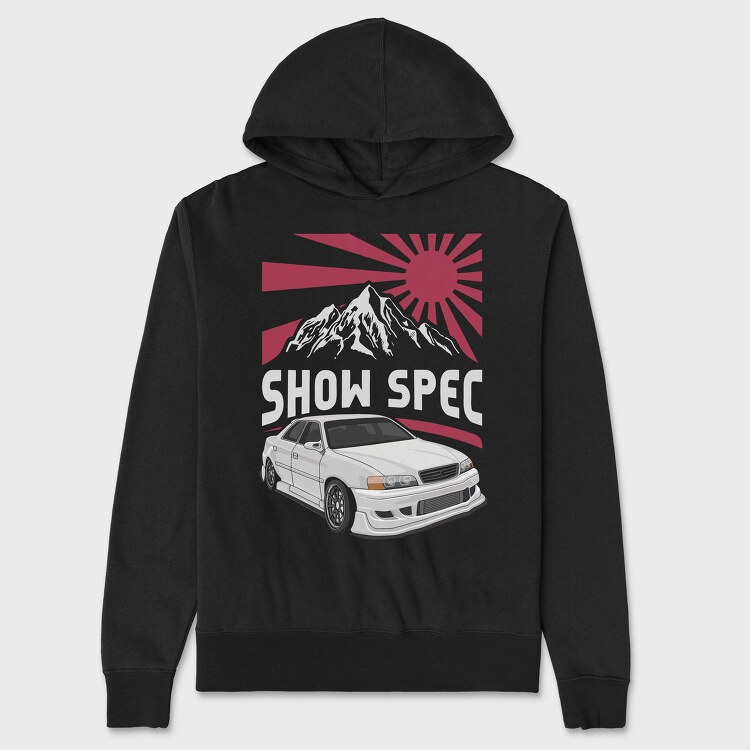 Jdm Altezza Red Skyline Cones, Hanorac Oversize Barbati (Unisex)