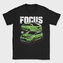 Green Focus Rs Fast Car, Tricou Barbati (Unisex)
