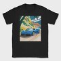 Coastal Speed Car Palm Ocean, Tricou Barbati (Unisex)
