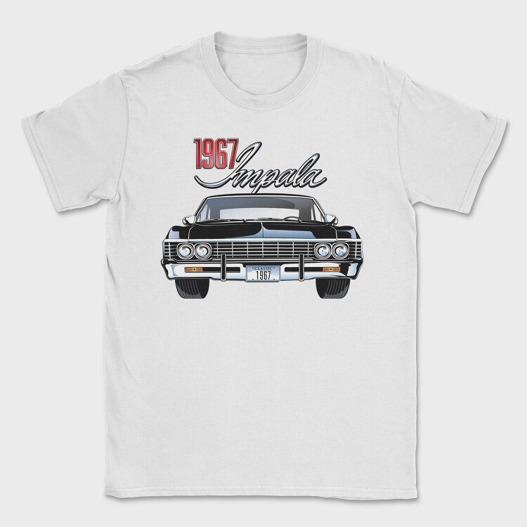 1967 Impala Classic Car Artwork, Tricou Barbati (Unisex)