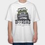 Offroad Extreme Adventure Jeep, Tricou Oversize Barbati (Unisex)