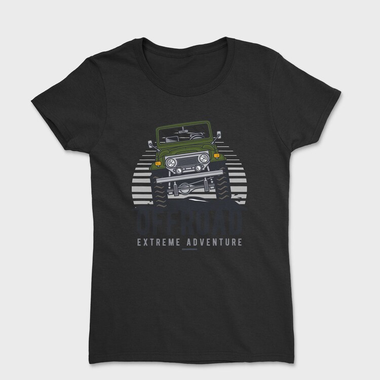 Offroad Extreme Adventure Jeep, Tricou Femei