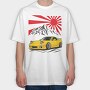 Rx7 Red Sun, Tricou Oversize Barbati (Unisex)